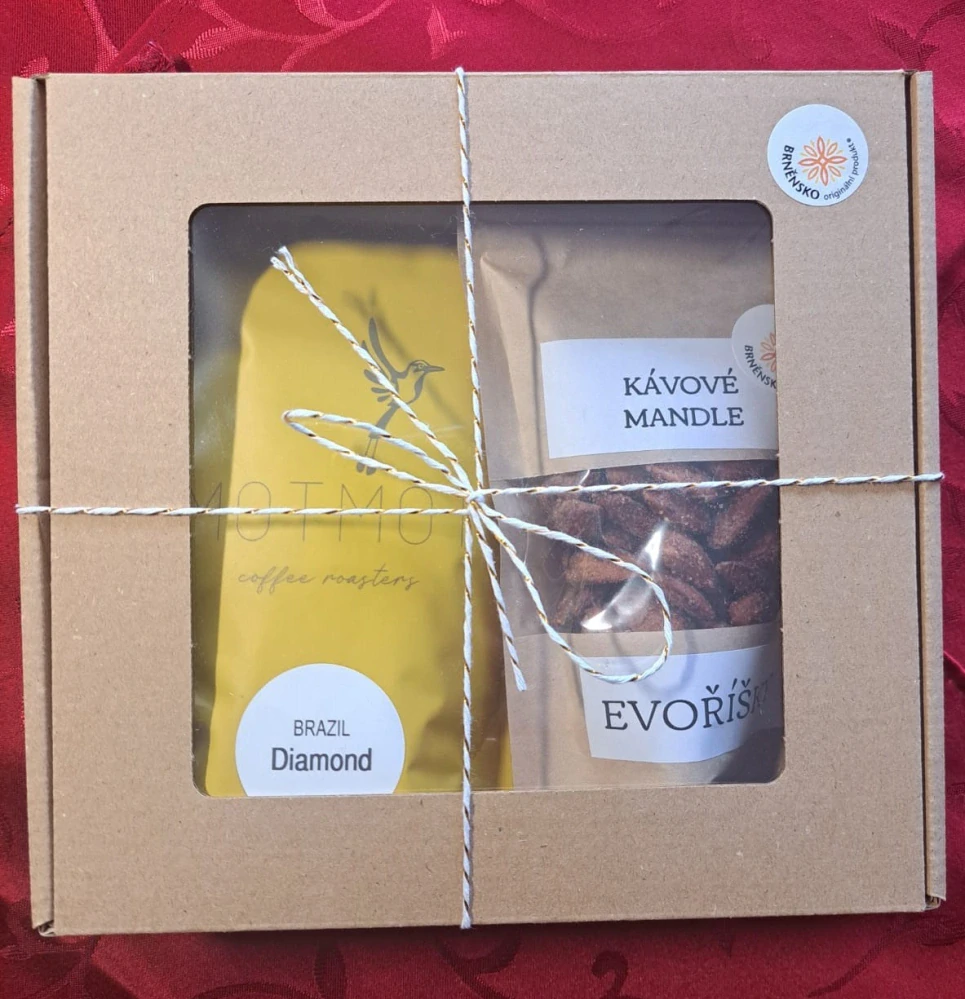 Dárková kazeta kávová