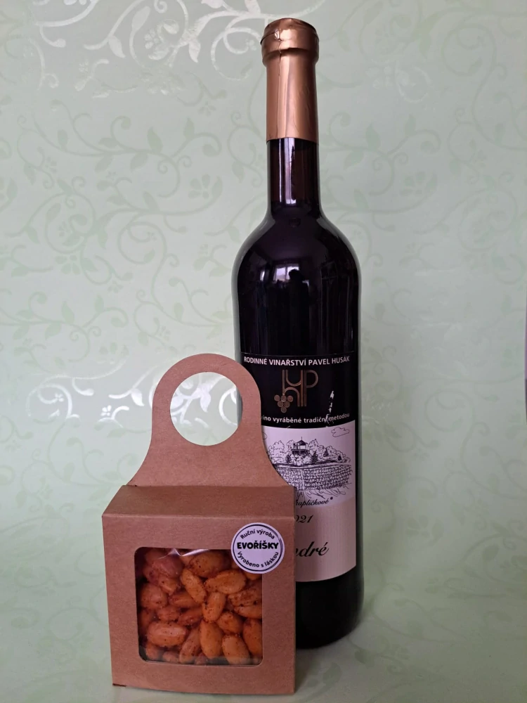 Dárková krabička s EVoříšky na láhev